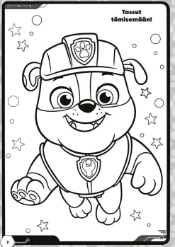 PAW PATROL/RYHMÄ-HAU VÄRITYSTOIMINTAA VÄRITYSKIRJA