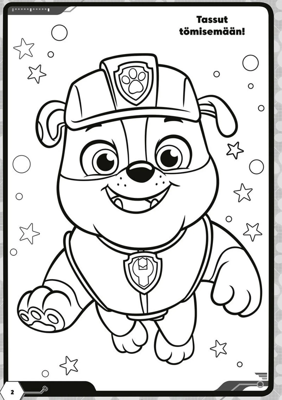 PAW PATROL/RYHMÄ-HAU VÄRITYSTOIMINTAA VÄRITYSKIRJA