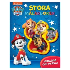 PAW PATROL STORA MÅLARBOKEN