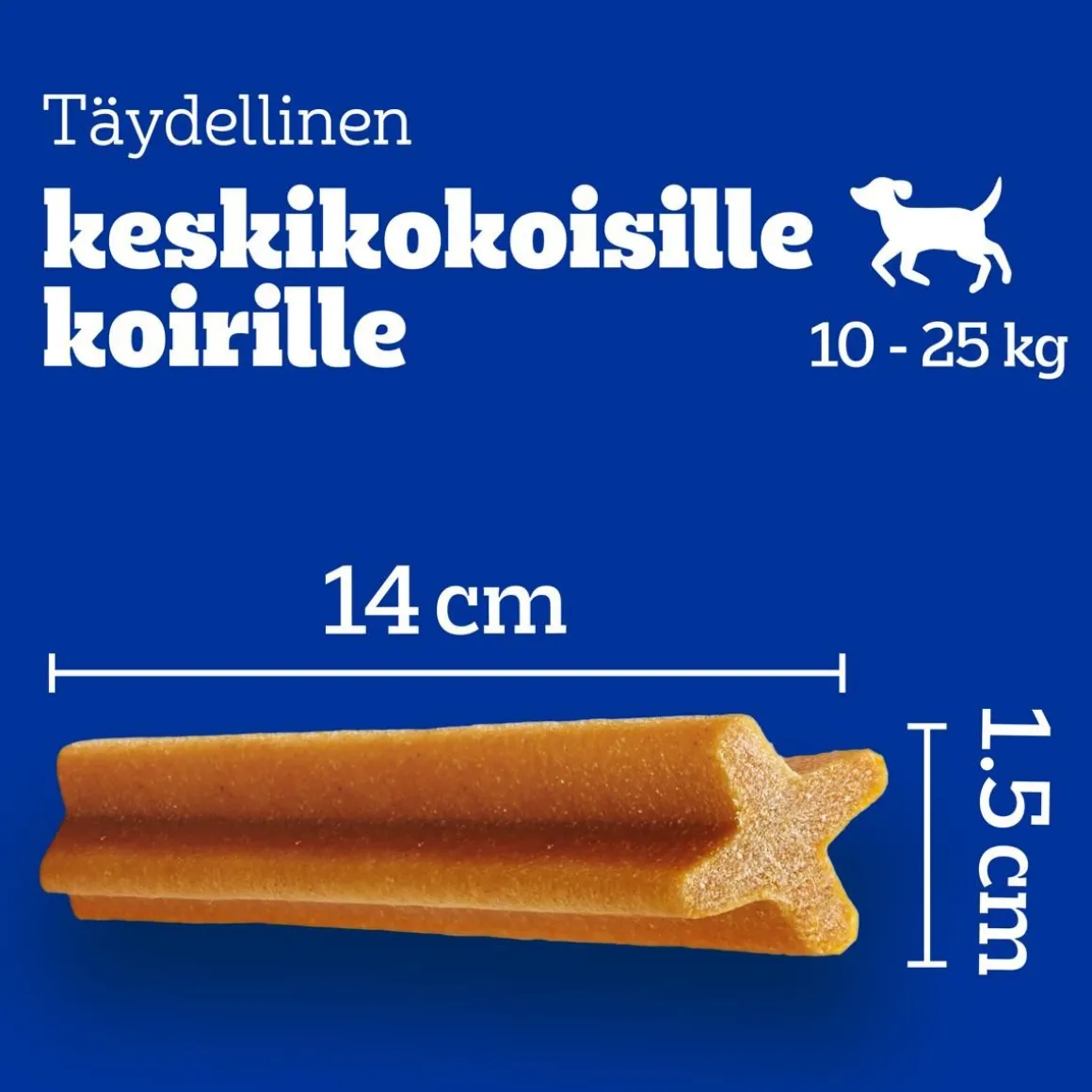 PEDIGREE DENTASTIX MEDIUM 4*180G MONIPAKKAUS 720 G
