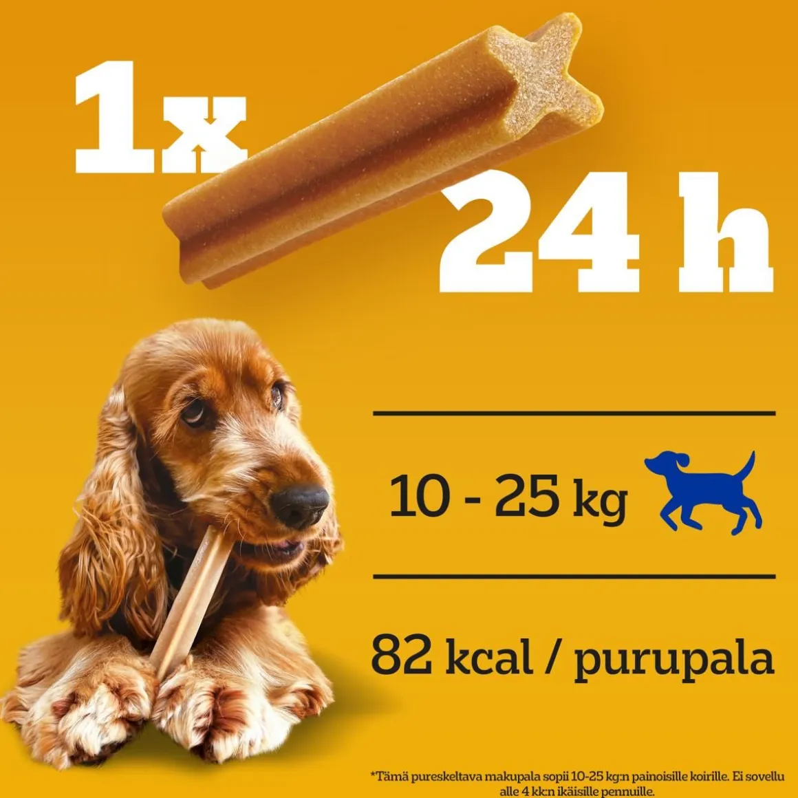PEDIGREE DENTASTIX MEDIUM 4*180G MONIPAKKAUS 720 G