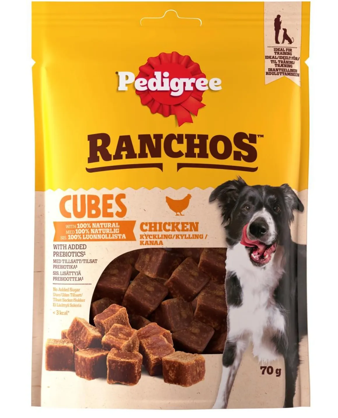 PEDIGREE RANCHOS CUBES KANA 70 G