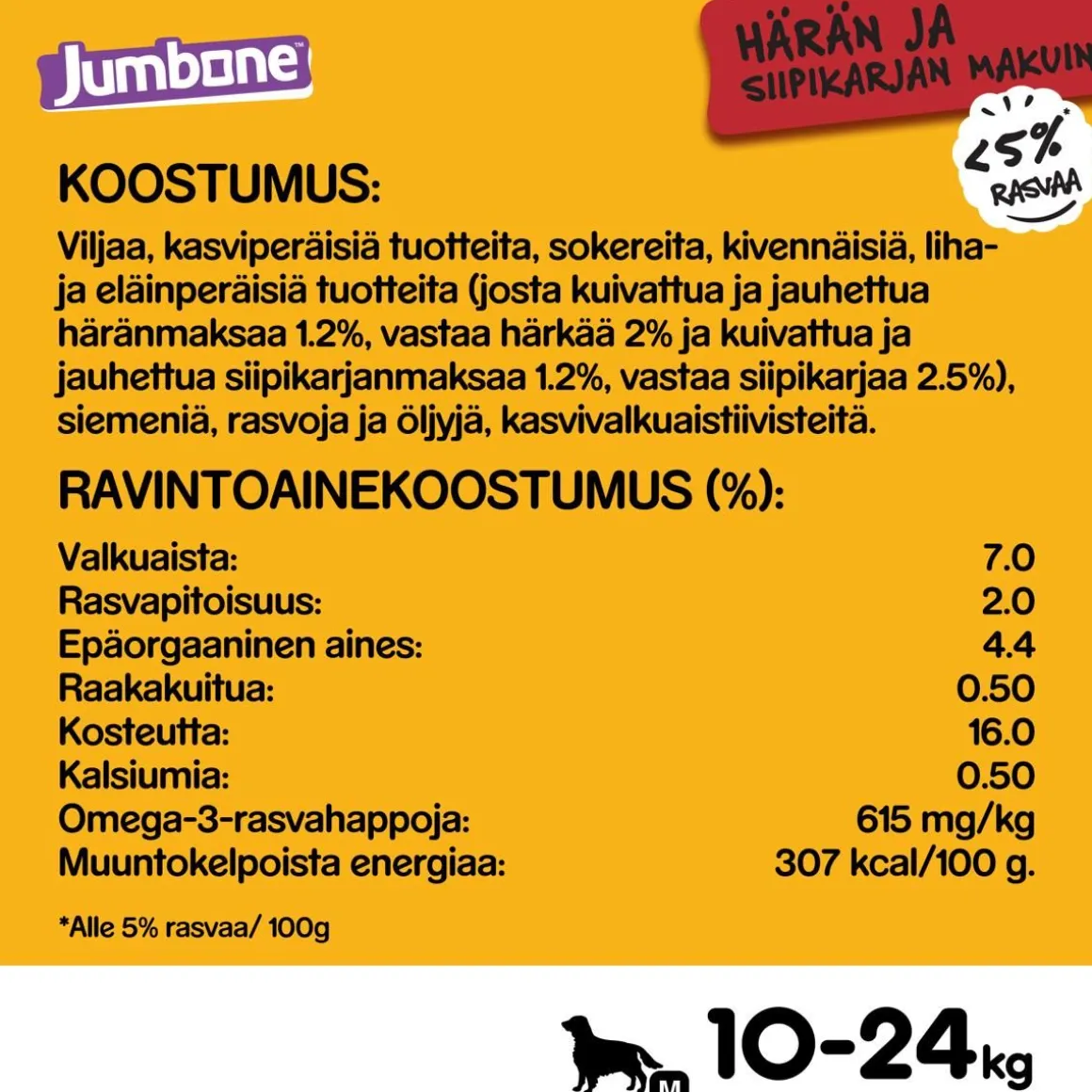 PEDIGREE JUMBONE MEDIUM HÄRKÄÄ 180 G