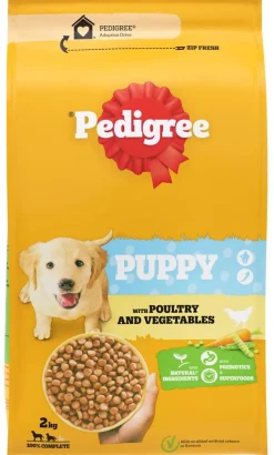 PEDIGREE JUNIOR SIIPIKARJAA JA KASVIKSIA 2 KG