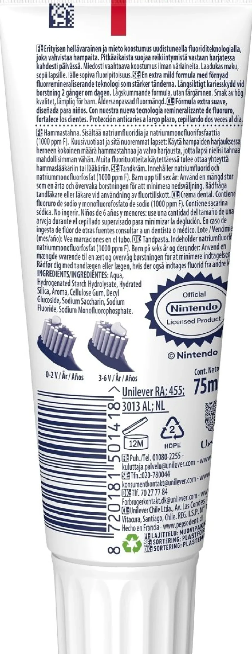 PEPSODENT KIDS FRUITY HAMMASTAHNA 75 ML
