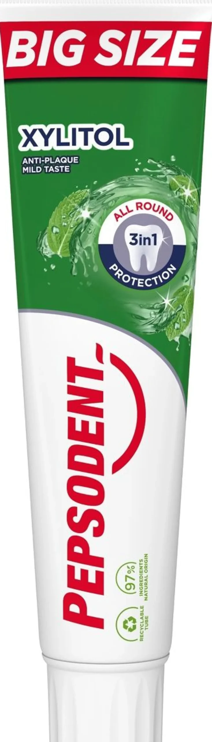 PEPSODENT XYLITOL PYSTYTUUBI 125 ML