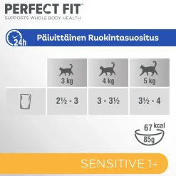 PERFECT FIT SENSITIVE 1+ KASTIKELAJITELMA 4*85G 340 G