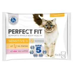 PERFECT FIT SENSITIVE 1+ KASTIKELAJITELMA 4*85G 340 G