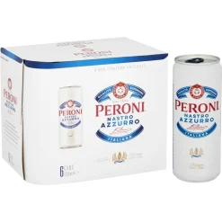 PERONI NASTRO AZZURRO4,6% 0,33 TLK 6-PACK 1,98 L