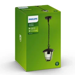 PHILIPS CREEK ULKORIIPPUVALAISIN MUSTA 60W 230V IP44 HIMMENNETT