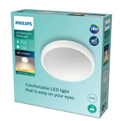 PHILIPS DORIS KATTOVALAISIN VALKOINEN 17W 27K IP44 1500L 2700K