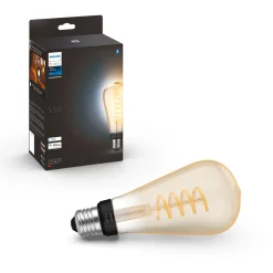 PHILIPS HUE WA ÄLYLAMPPU FILAMENT 7W ST72 E27 550L 2200-4500K