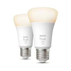 PHILIPS HUE WHITE ÄLYLAMPPU 9.5W A60 E27 2KPL 1055L 2700K
