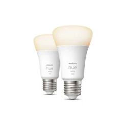 PHILIPS HUE WHITE ÄLYLAMPPU 9.5W A60 E27 2KPL 1055L 2700K