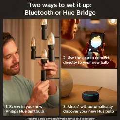 PHILIPS HUE WHITE ÄLYLAMPPU FILAMENT 4.5W E14 300L 2100K