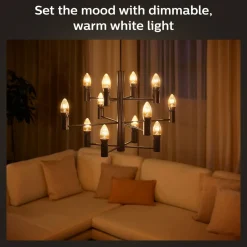 PHILIPS HUE WHITE ÄLYLAMPPU FILAMENT 4.5W E14 300L 2100K