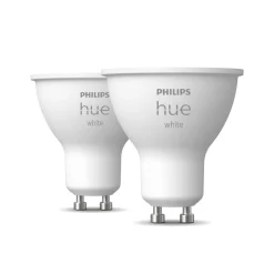 PHILIPS HUE WHITE ÄLYLAMPPU 5.2W GU10 2KPL 400L 2700K