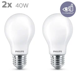PHILIPS LED-LAMPPU 40W A60 E27 HUURRETTU 2KPL 470L 2700K