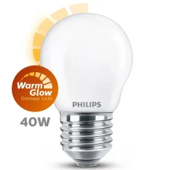 PHILIPS LED-LAMPPU 40W P45 E27 HUURRE 470L 2200-2700K