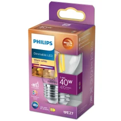 PHILIPS LED-LAMPPU 40W P45 E27 KIRKAS 470L 2200-2700K