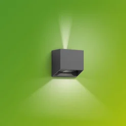 PHILIPS ALIX ULTRA EFFICIENT ULKOSEINÄVALAISIN 4,3W 27K ANTRASI