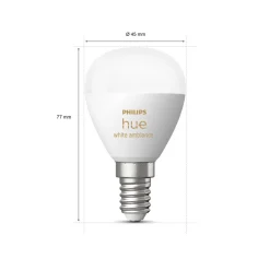 PHILIPS HUE ÄLYLAMPPU WHITE AMBIANCE 40W E14 2200-6500K