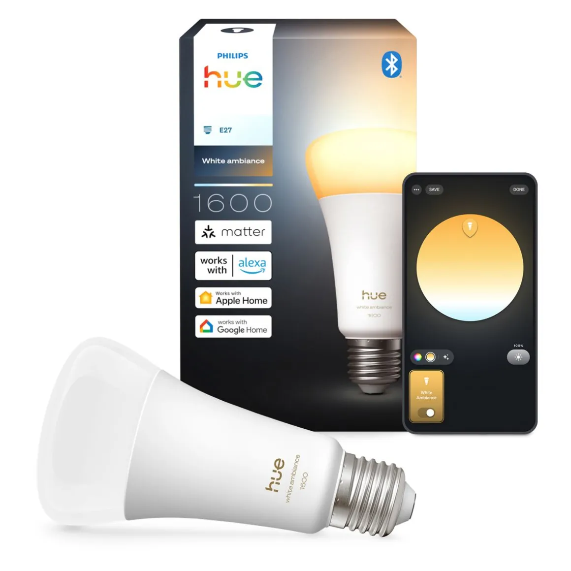 PHILIPS HUE WA ÄLYLAMPPU A67 E27