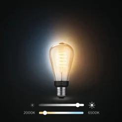 PHILIPS HUE WA ÄLYLAMPPU FILAMENT 7W ST64 E27 550L 2200-4500K