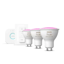 PHILIPS HUE WCA ALOITUSPAKKAUS 4.3W GU10 3KPL 230L 2000-6500K