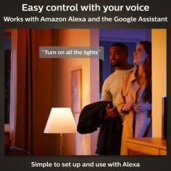 PHILIPS HUE WHITE AMBIANCE ÄLYLAMPPU 8W A60 E27 2KPL 800L 2200