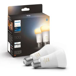 PHILIPS HUE WHITE AMBIANCE ÄLYLAMPPU 8W A60 E27 2KPL 800L 2200