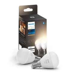 PHILIPS HUE WHITE ÄLYLAMPPU 5.7W LUSTER E14 2KPL 470L 2700K