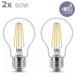 PHILIPS LED-LAMPPU 60W A60 E27 KIRKAS 2KPL 806L 2700K