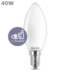 PHILIPS LED-LAMPPU 40W B35 E14 HUURRE 470L 2700K