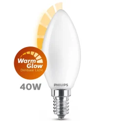 PHILIPS LED-LAMPPU 40W B35 E14 HUURRE 470L 2200-2700K