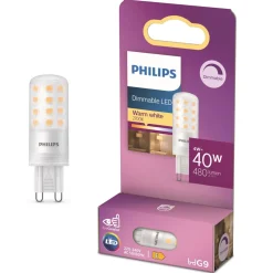 PHILIPS LED LAMPPU 40W G9 HIMMENNETTÄVÄ 230V 480L 2700K