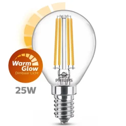 PHILIPS LED-LAMPPU 25W P45 E14 KIRKAS 250L 2200-2700K