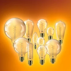 PHILIPS LED LAMPPU 25W ST64 E27 AMBER 1800K HIMMENNYS