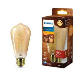 PHILIPS LED LAMPPU 25W ST64 E27 AMBER 1800K HIMMENNYS