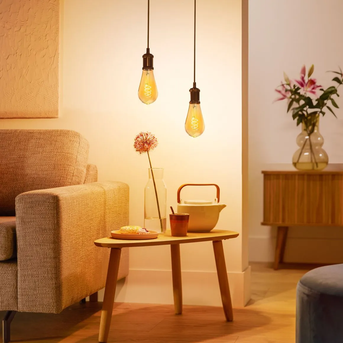 PHILIPS LED LAMPPU 25W ST64 E27 AMBER 1800K HIMMENNYS