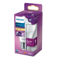 PHILIPS LED LIIKETUNNISTINLAMPPU 60W A60 E27 806L 2700K