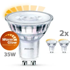 PHILIPS LED SPOTTILAMPPU 35W GU10 HIMMENNETTÄVÄ 2KPL 230L 2200-