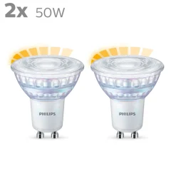 PHILIPS LED SPOTTILAMPPU 50W GU10 HIMMENNETTÄVÄ 2KPL 345L 2200-