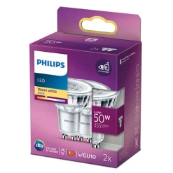 PHILIPS LED SPOTTILAMPPU 50W GU10 2KPL 355L 2700K