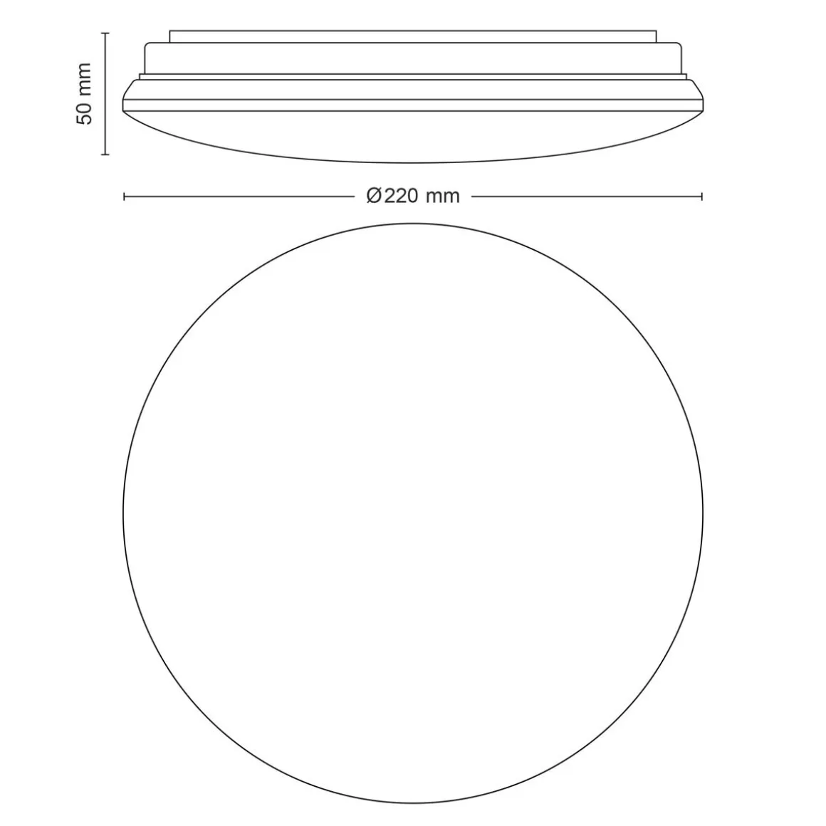 PHILIPS MOIRE KATTOVALAISIN 6W 2700K PYÖREÄ VALKOINEN