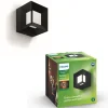 PHILIPS PARTERRE ULKOSEINÄVALAISIN MUSTA 8W 230V IP44 ALUMIINI