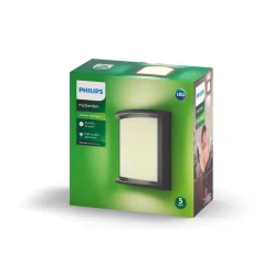 PHILIPS SAMONDRA SEINÄVALAISIN ANTRASIITTI 12W IP44 2700K