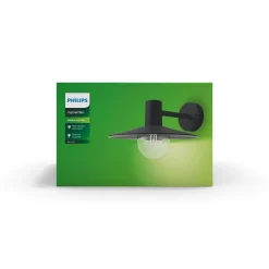 PHILIPS SKUA ULKOSEINÄVALAISIN MUSTA 42W 230V HIMMENNETTÄVÄ