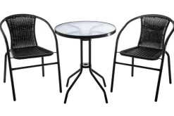 PIHAPUU BISTROSET ROMA PÖYTÄ+ 2 TUOLIA