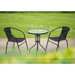 PIHAPUU BISTROSET ROMA PÖYTÄ+ 2 TUOLIA